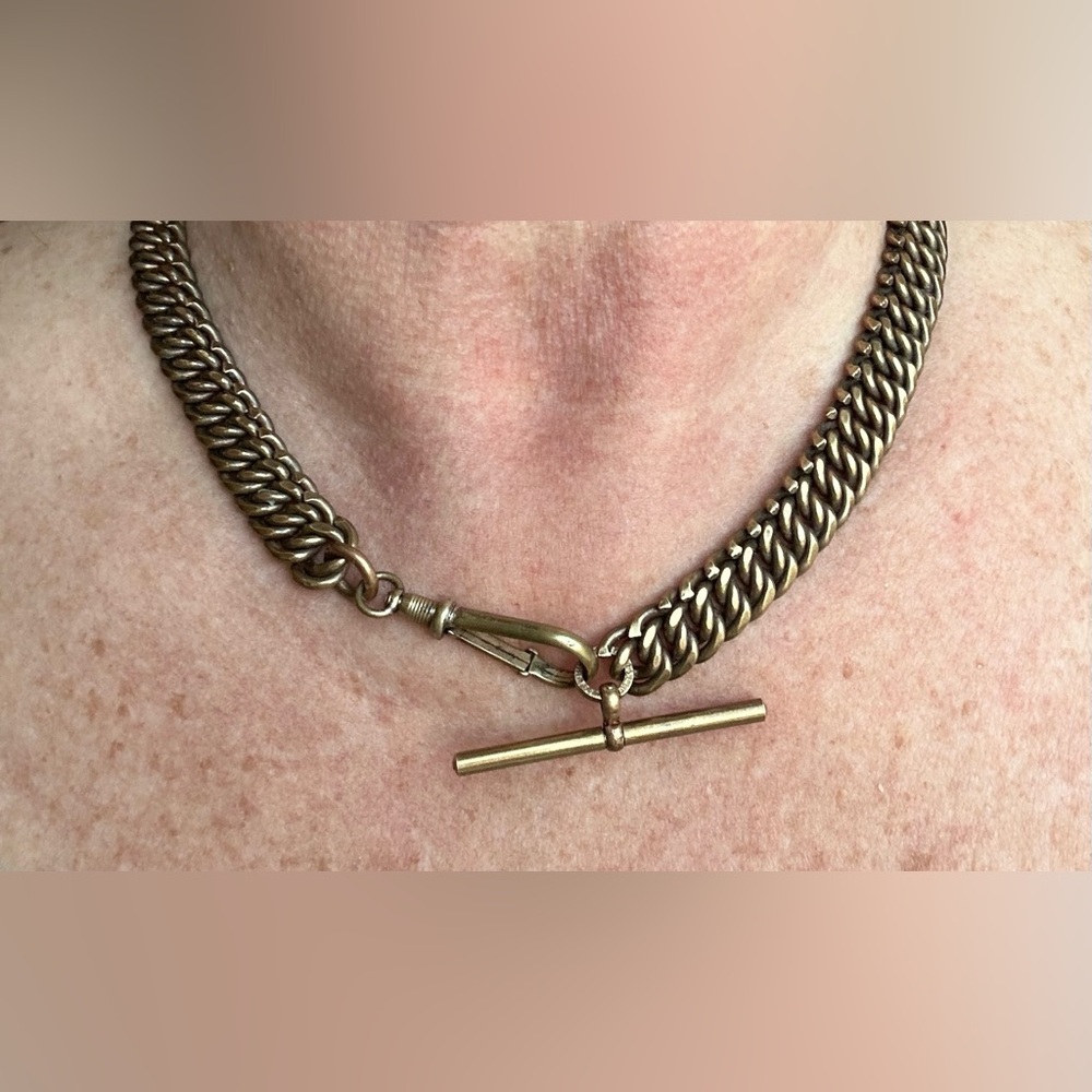 RARE Antique Albert Pocket Watch Chain 83g! - Picture 3 of 4